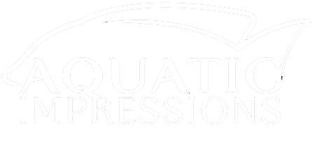 Aquatic Impressions white logo